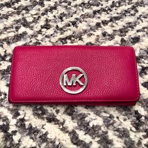 Michael Kors pink wallet